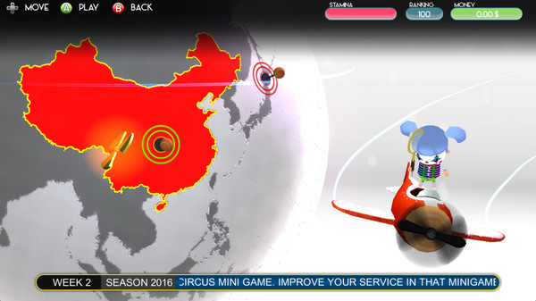 Screenshot z Smoots World Cup Tennis Screenshot z Smoots World Cup Tennis