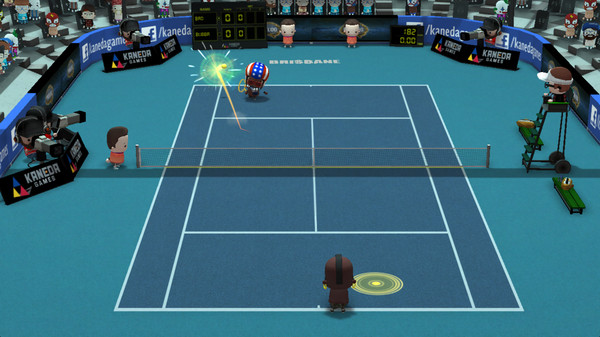 Screenshot z Smoots World Cup Tennis Screenshot z Smoots World Cup Tennis