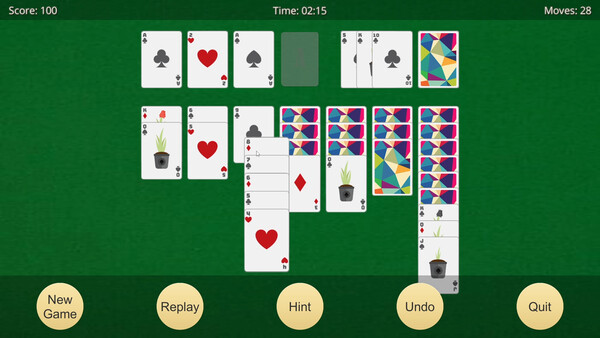 Скриншот 3 из игры Klondike Solitaire Pro