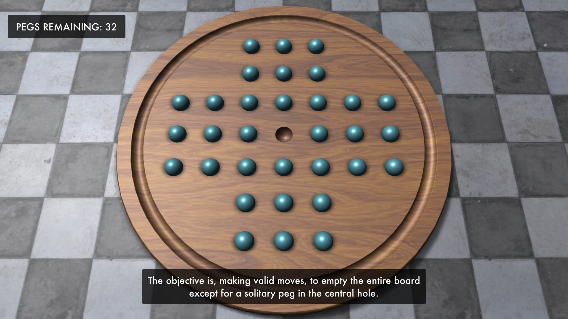 #1. Peg Solitaire Pro (Steam) โดย: Hard Shark Games