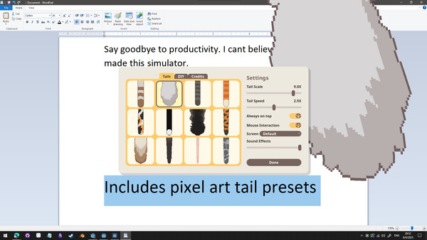 Tail Simulator screenshot 2