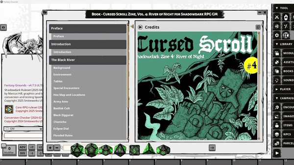Fantasy Grounds - Cursed Scroll #4: River of Night for Shadowdark RPG