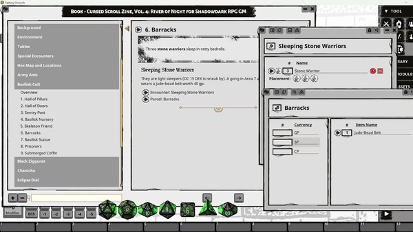 Fantasy Grounds - Cursed Scroll #4: River of Night for Shadowdark RPG
