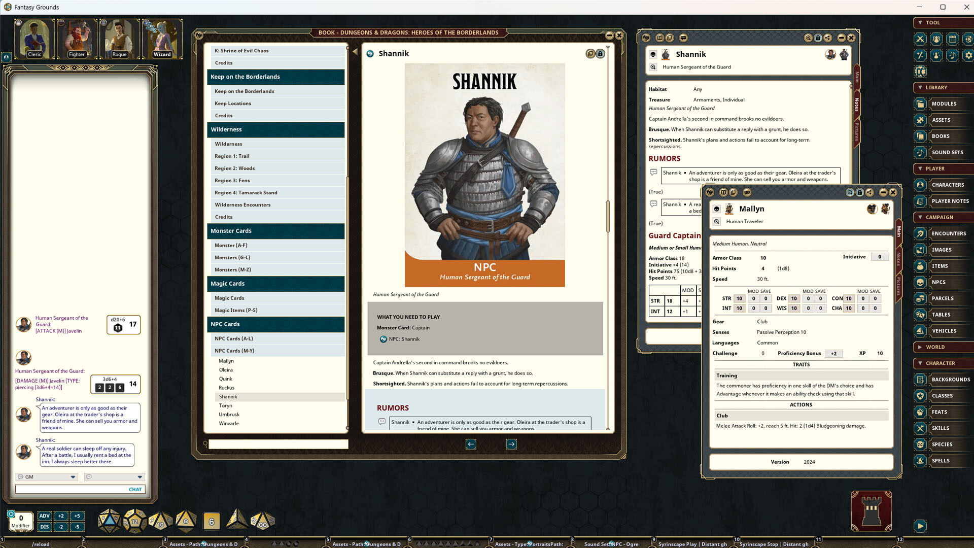 Fantasy Grounds - Dungeons & Dragons Starter Set: Heroes of the Borderlands Featured Screenshot #1