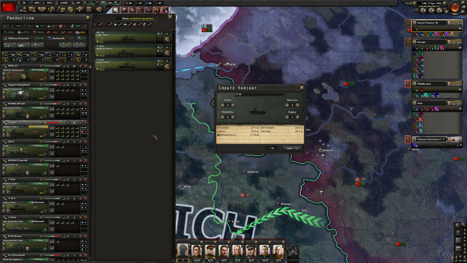 screenshot of Hearts of Iron IV 6