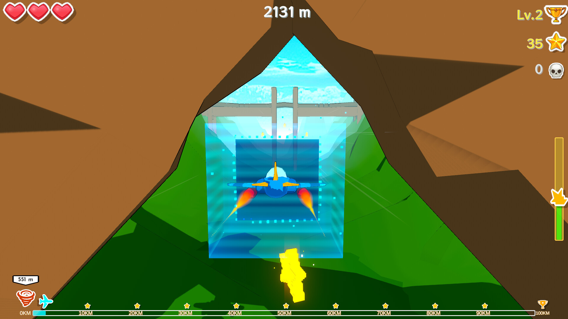#7. Fly Over! 100KM! Mountains! (Steam) De: Fly Over! 100KM! Mountains!