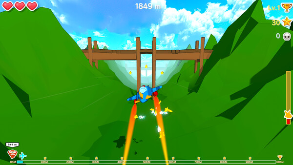 Fly Over! 100KM! Mountains!