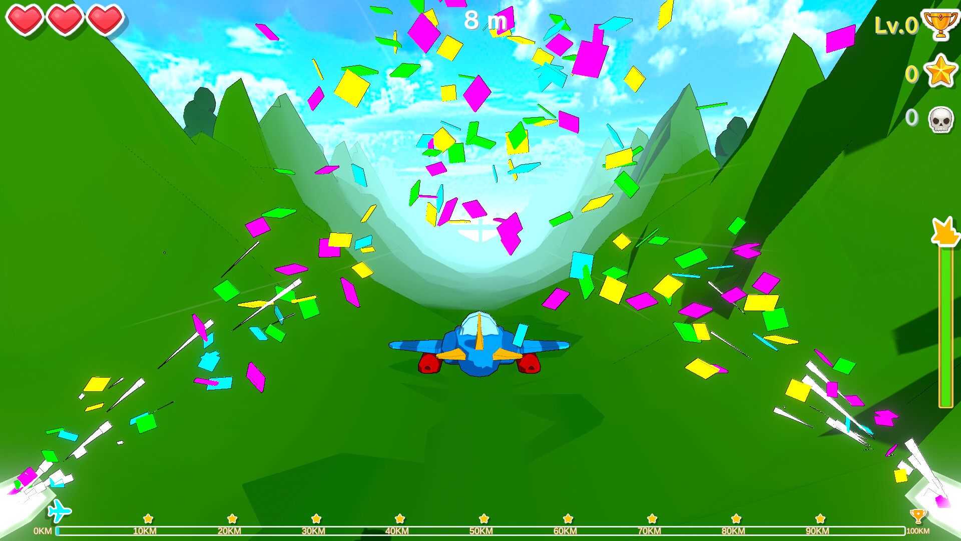 Fly Over! 100KM! Mountains! screenshot 1