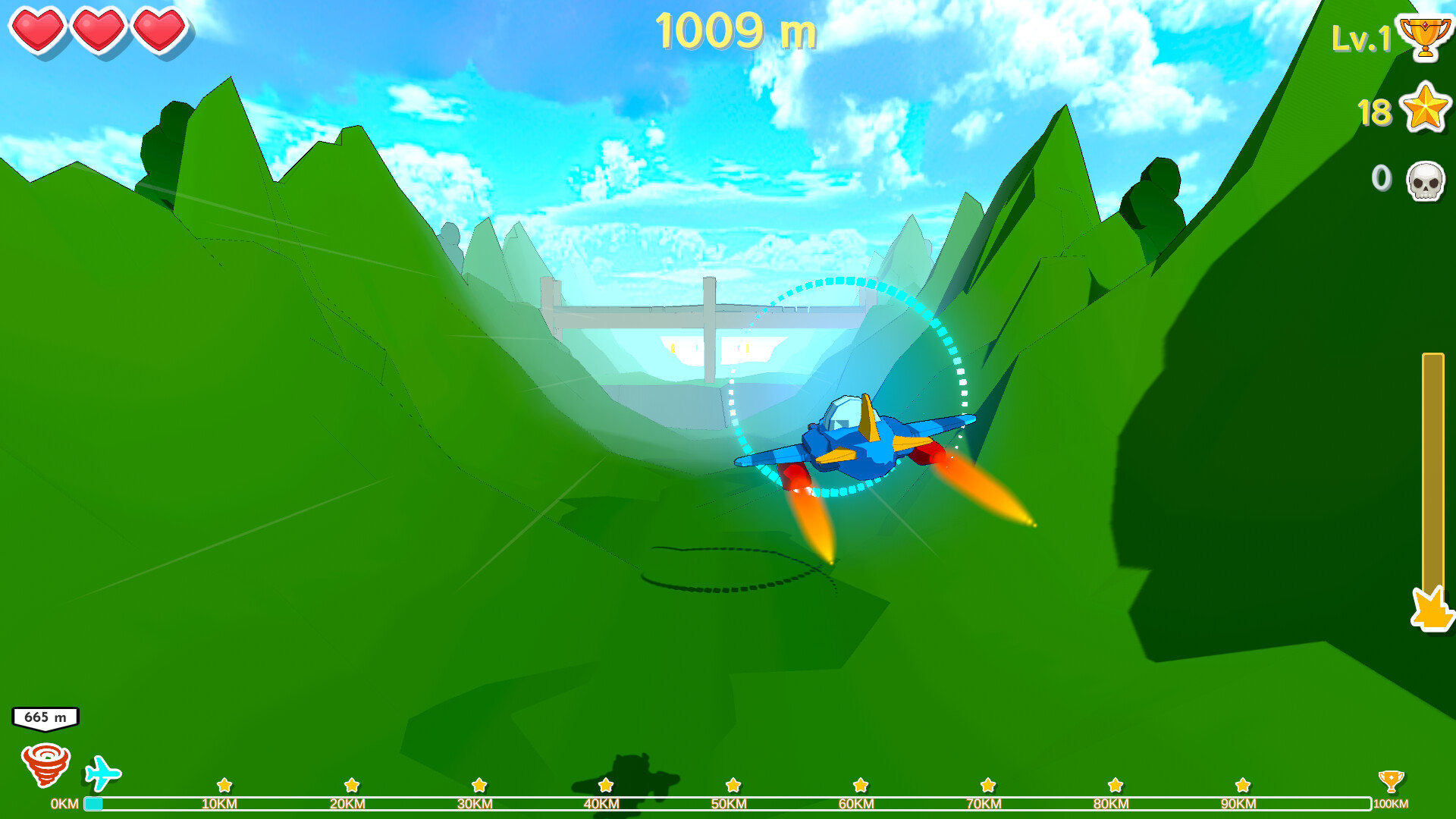 Fly Over! 100KM! Mountains! screenshot 3