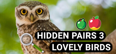 hidden pairs 3: lovely birds - hidden objects vertical card thumbnail