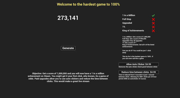 Скриншот из 1 in a Million Скриншот из 1 in a Million