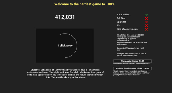 Скриншот из 1 in a Million Скриншот из 1 in a Million