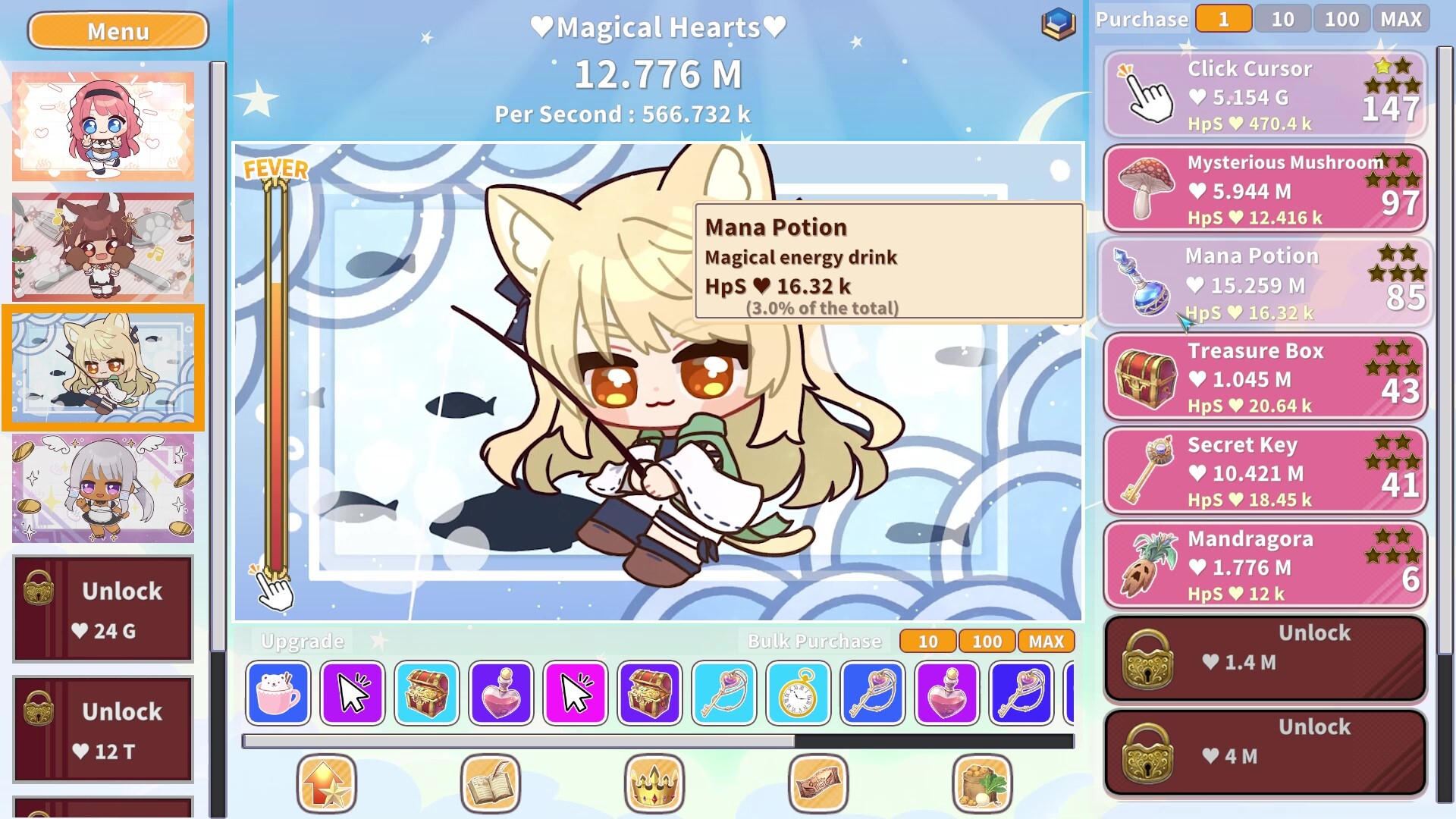 Kawaii Clicker Reborn screenshot #2