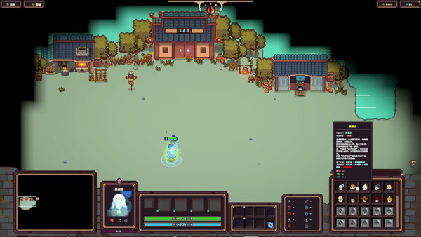 Screenshot of Blood Moon: Last Stand gameplay showing in-action mechanics