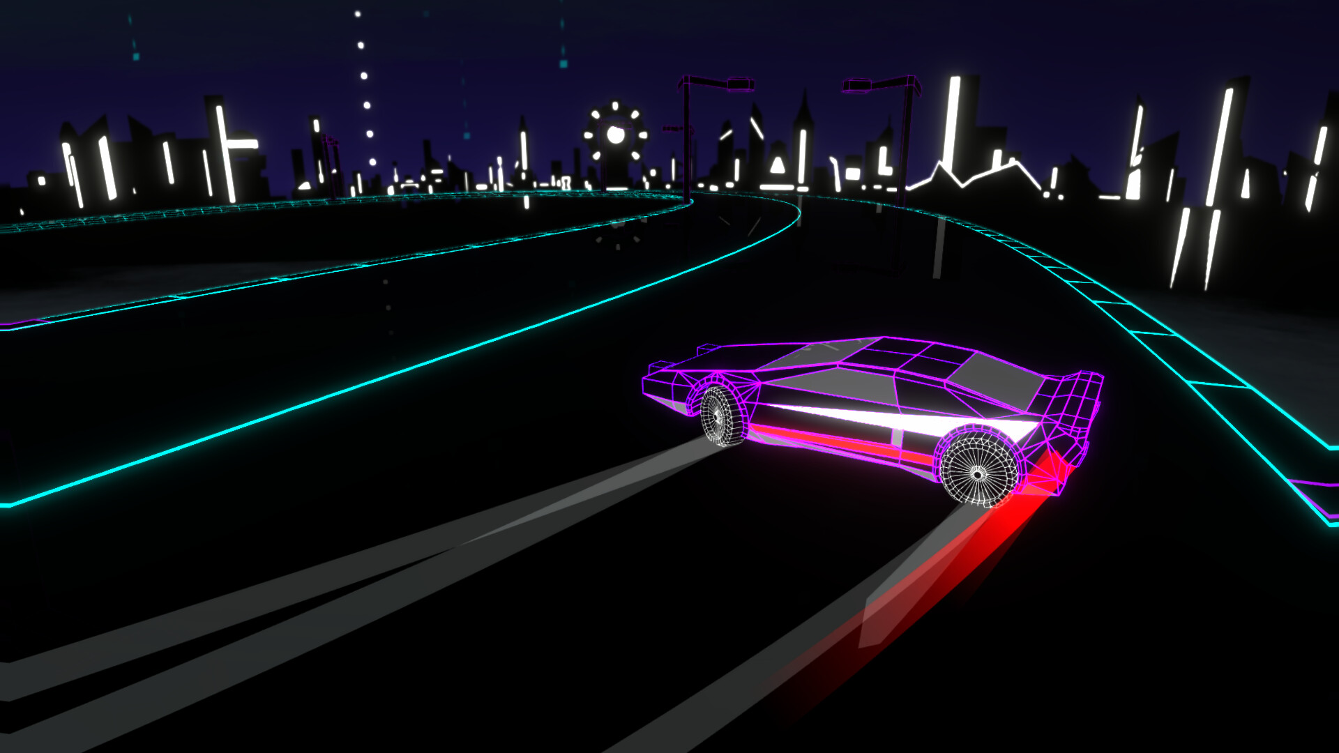 Wireframe: Racing screenshot #5