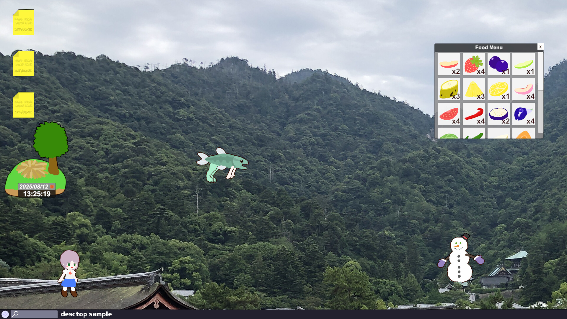 Desktop Mascot ~ Tasmon's Little Island screenshot #3