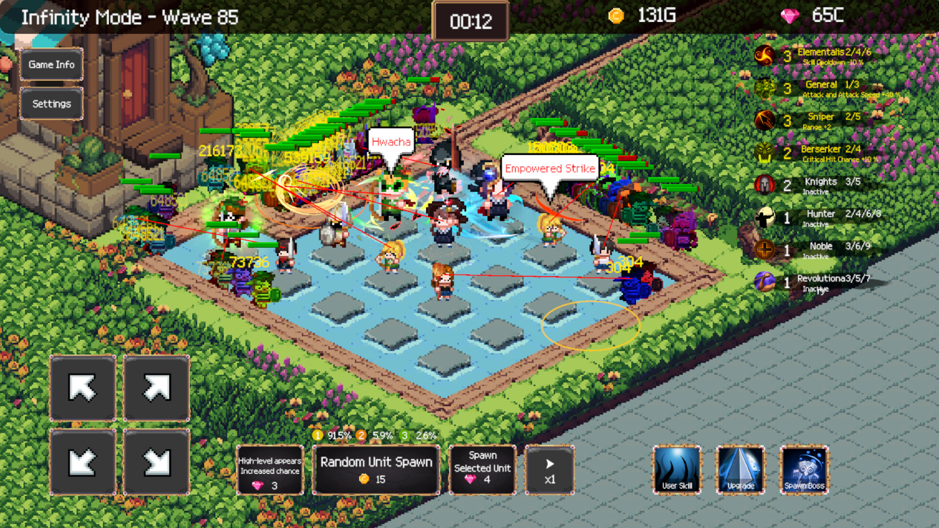 Hero 2048 screenshot 2