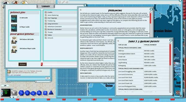 Fantasy Grounds - Interface Zero 2.0 for Savage Worlds