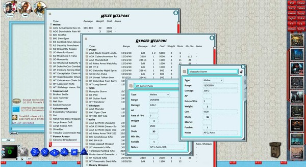 Fantasy Grounds - Interface Zero 2.0 for Savage Worlds