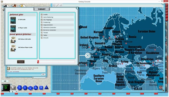 Fantasy Grounds - Interface Zero 2.0 for Savage Worlds screenshot 8