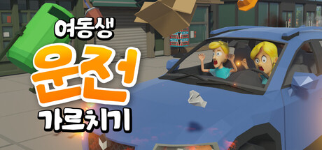 여동생 운전 가르치기