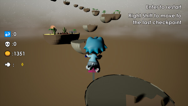 Screenshot of Seema's Pogo gameplay showing in-action mechanics