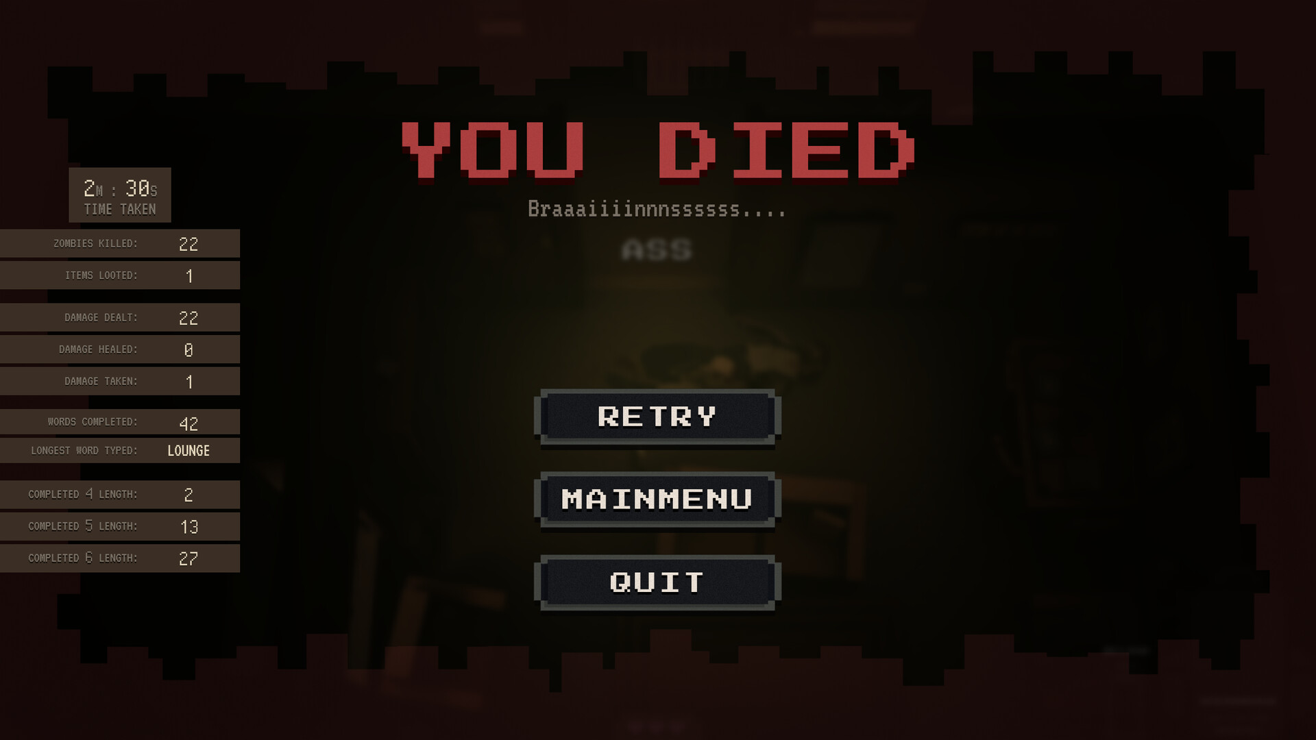 Zombie Typing screenshot #5