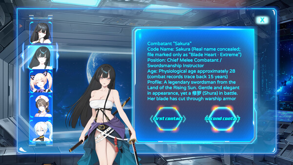 Mecha Harem: Bonds of the Abyss scene