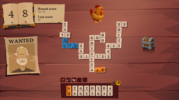 Screenshot of Pip & Bones gameplay showing in-action mechanics