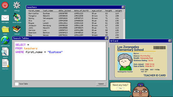 Database Detective: Minor Crimes Division screenshot 1