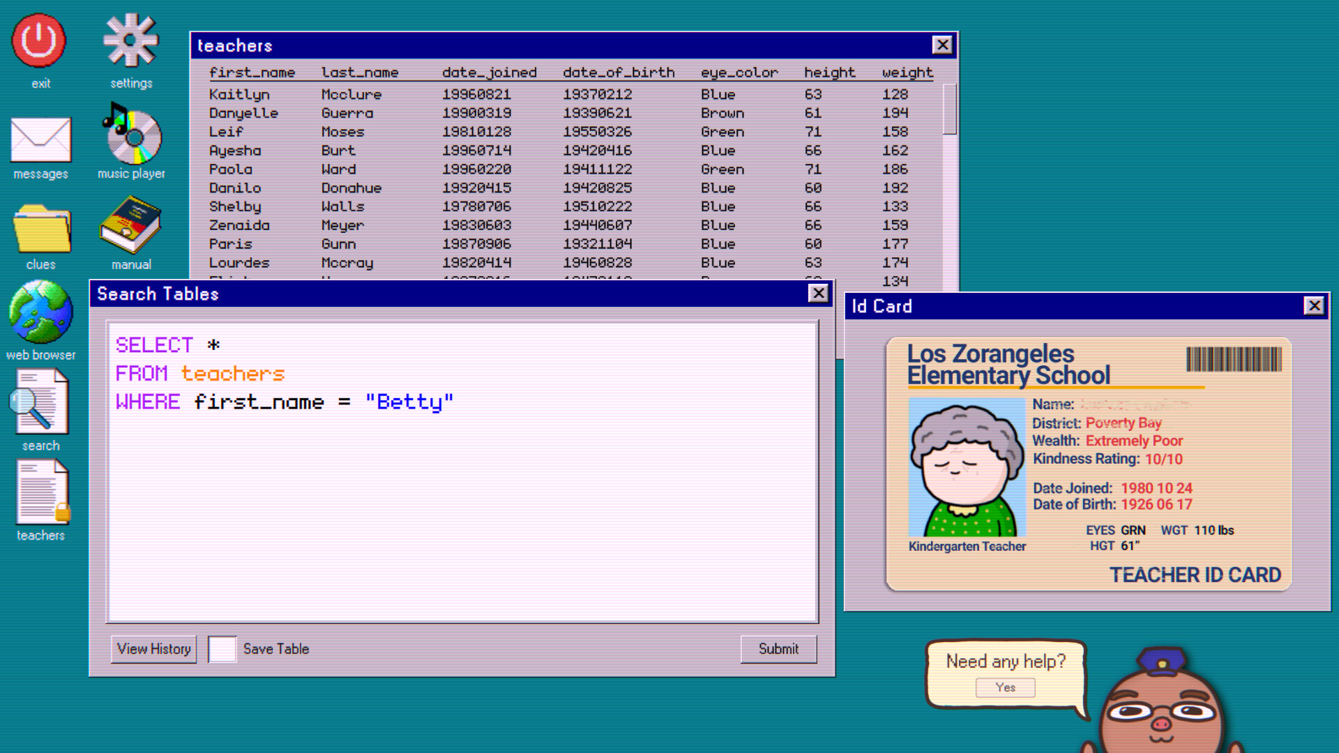 Database Detective: Minor Crimes Division screenshot 1
