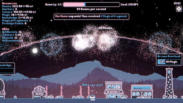 Скриншот 3 из игры Fireworks Incremental