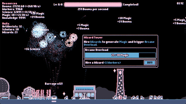 Screenshot 3 of Fireworks Incremental - more gameplay footage