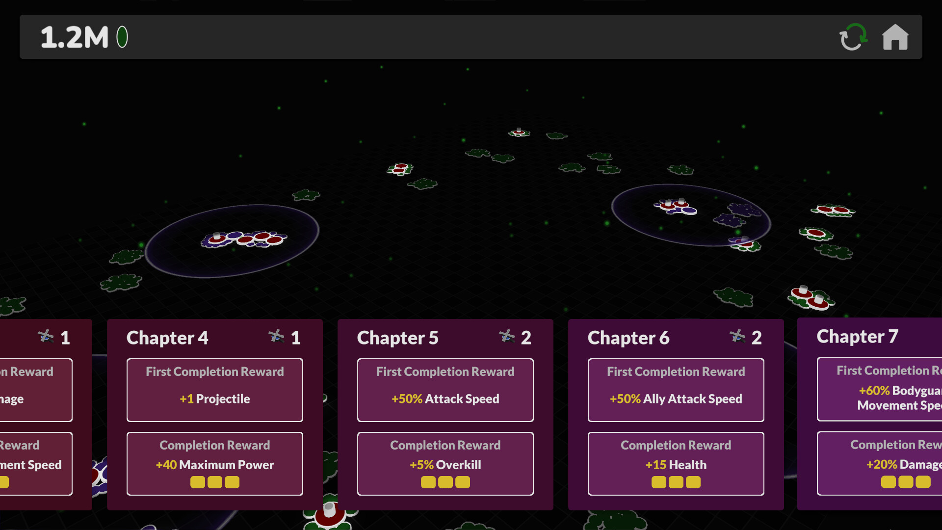 #5. UPGRADES & ENEMIES (Steam) Podle: YKey Games