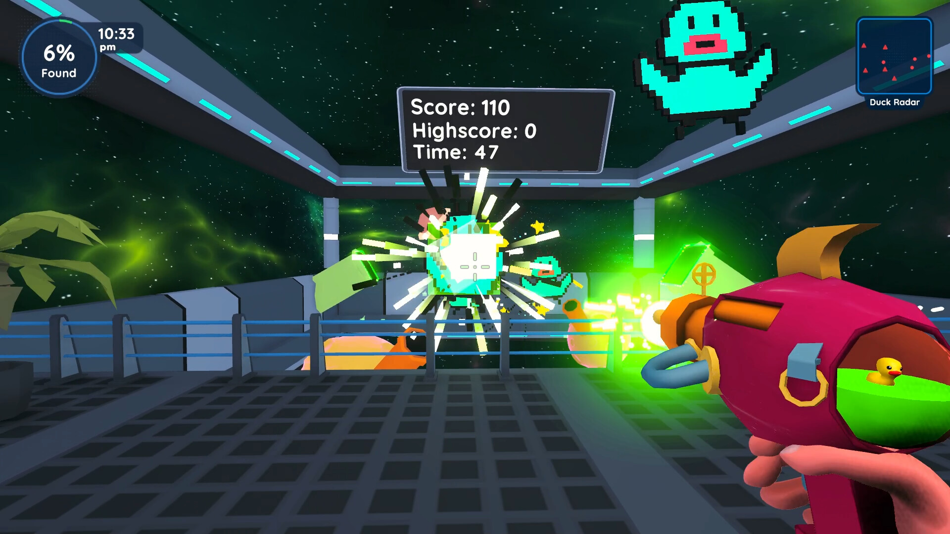 Find 100 Ducks and Blast Them...IN SPACE!!! screenshot 9