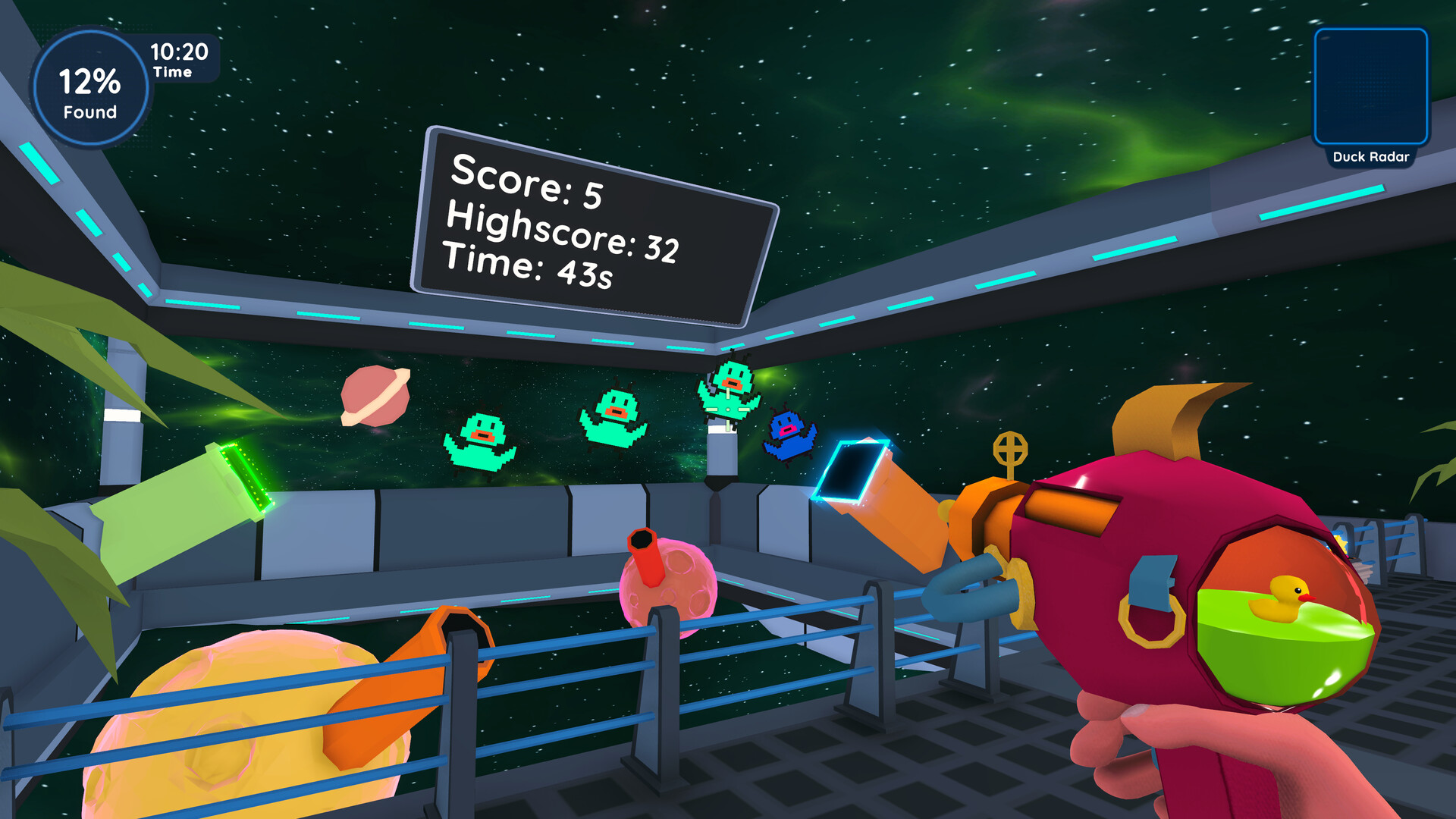 Find 100 Ducks and Blast Them...IN SPACE!!! screenshot #4