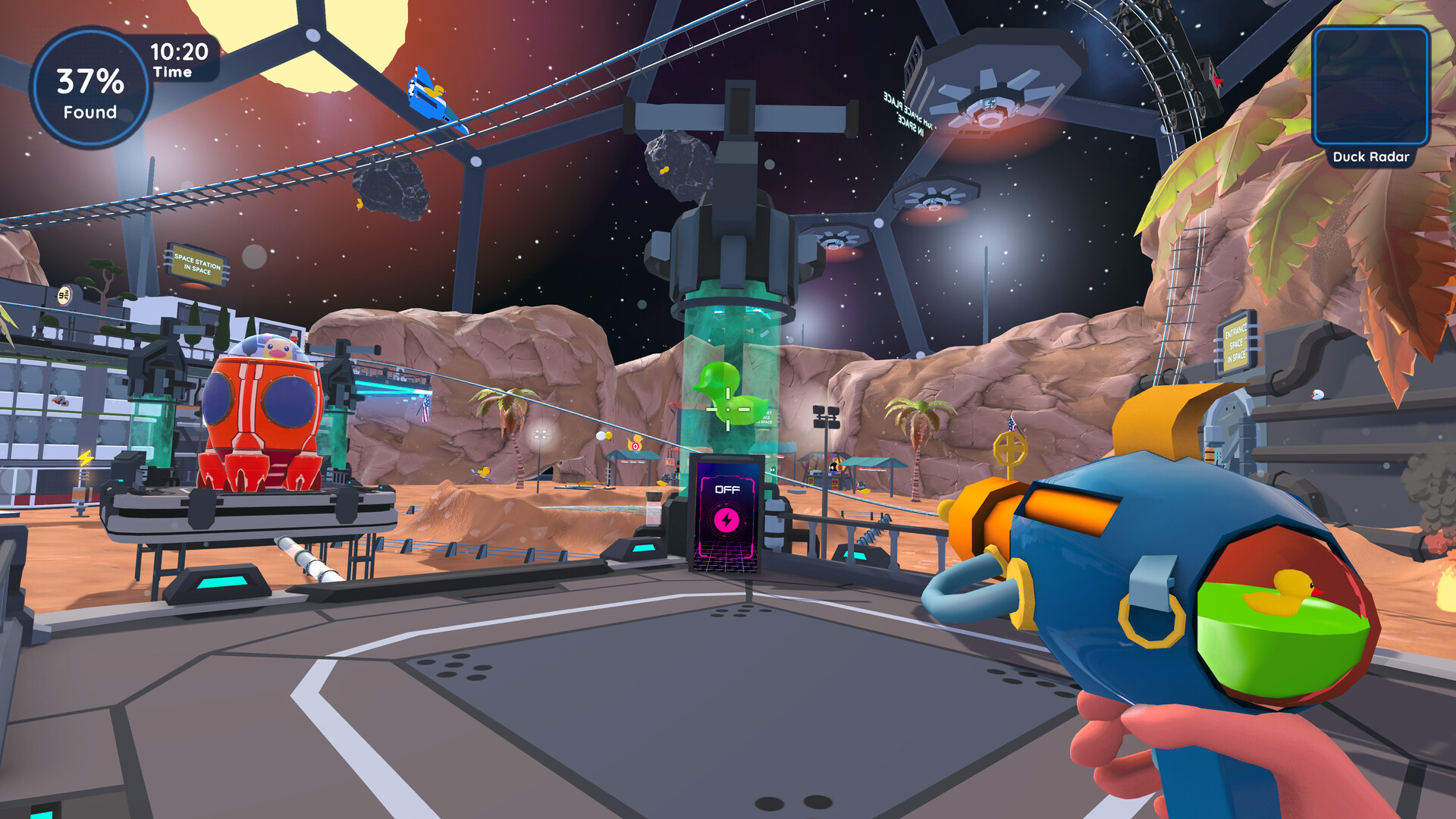 Find 100 Ducks and Blast Them...IN SPACE!!! Featured Screenshot #1