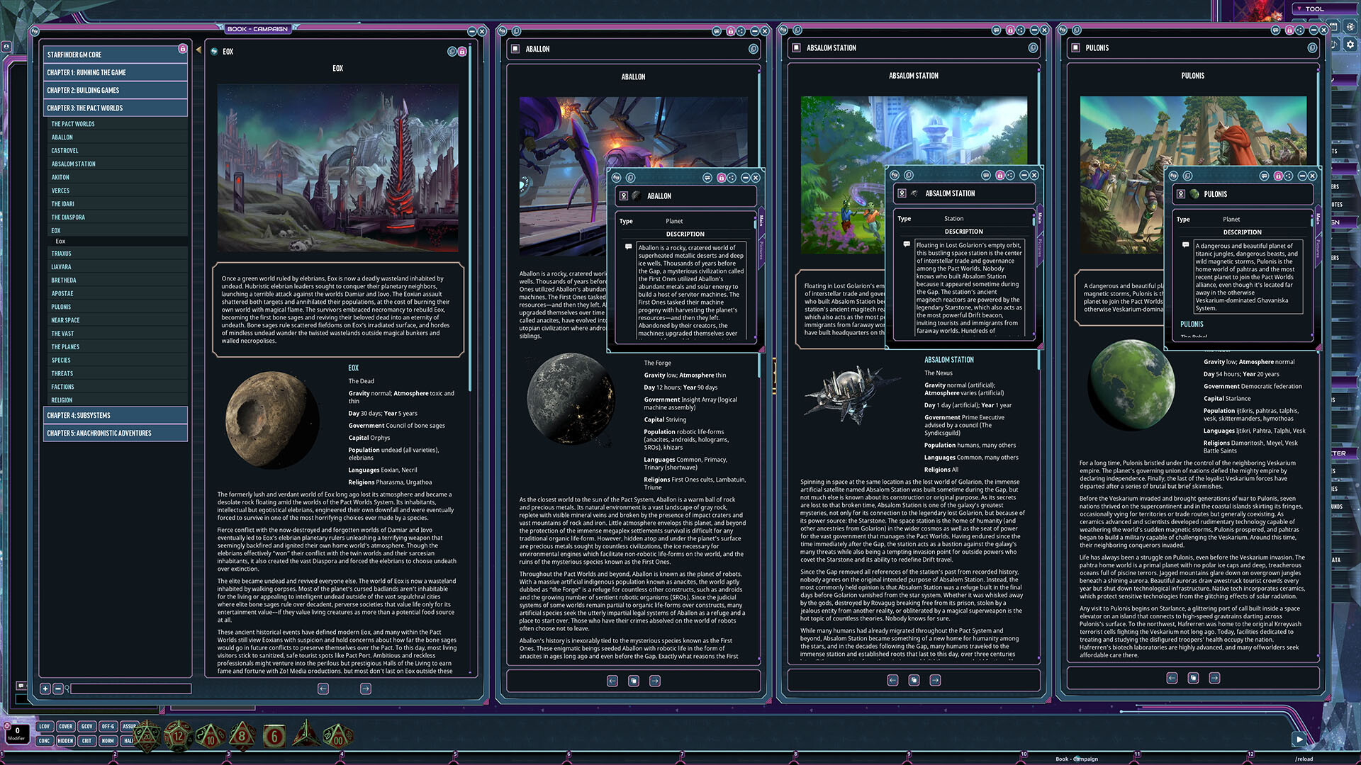 #5. Fantasy Grounds - Starfinder 2 RPG - GM Core (Steam) Podle: SmiteWorks USA, LLC