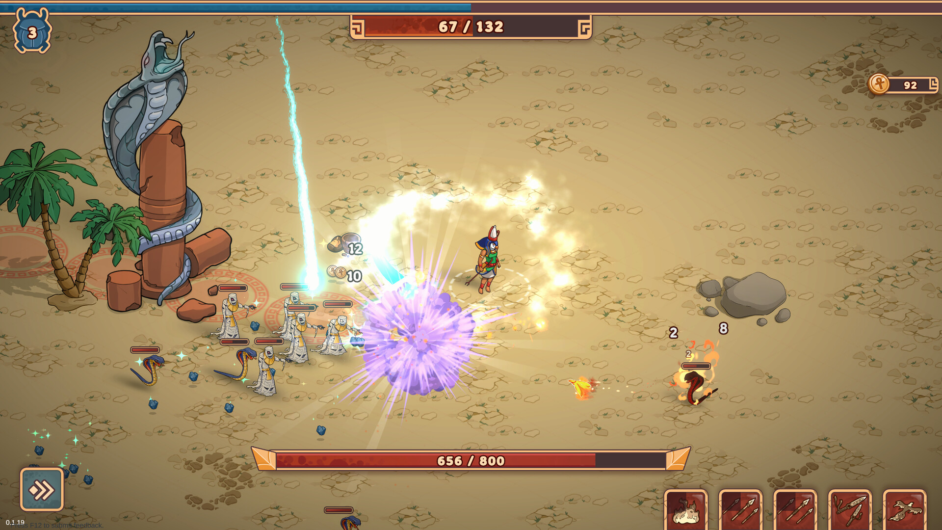 #3. Horus: Desert Survivor Demo (Steam) 由: ThinKING Cat Games