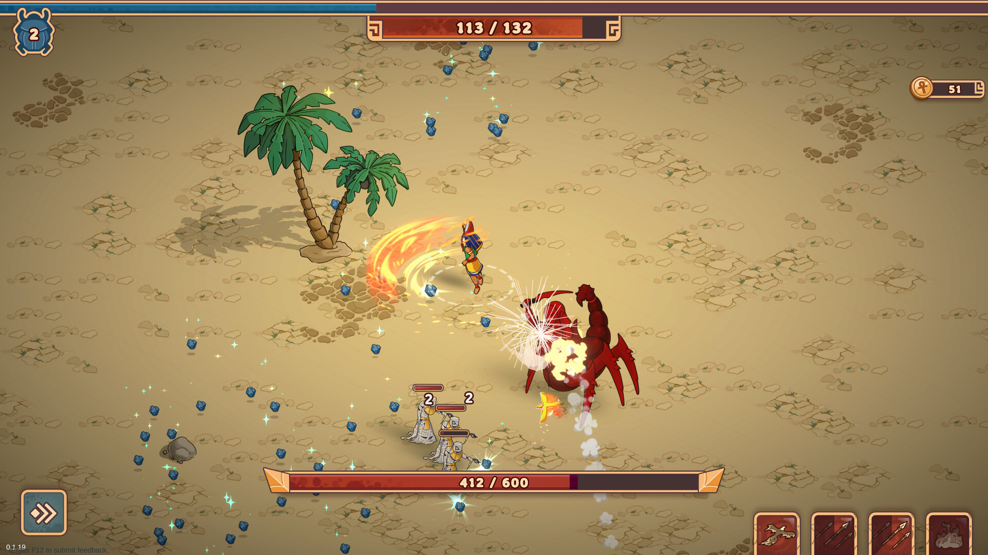 #1. Horus: Desert Survivor Demo (Steam) 由: ThinKING Cat Games