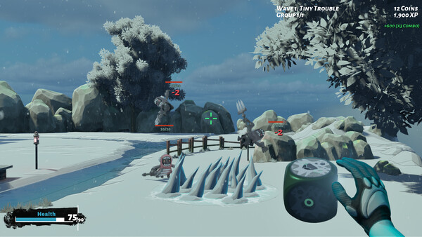 Screenshot of Nice Dice: Game of Throws gameplay showing in-action mechanics