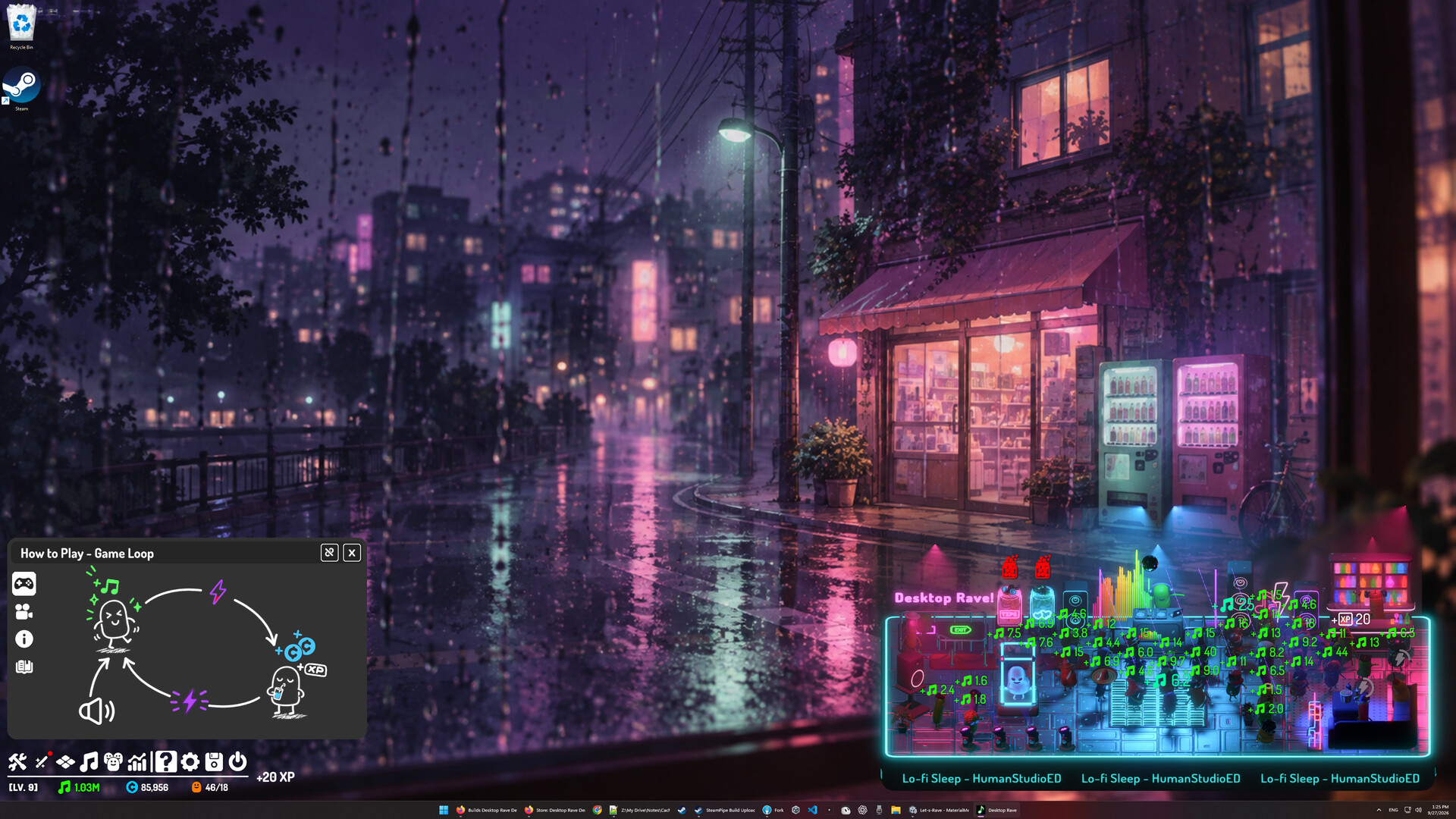 Desktop Rave: Idle Audio Club screenshot #2