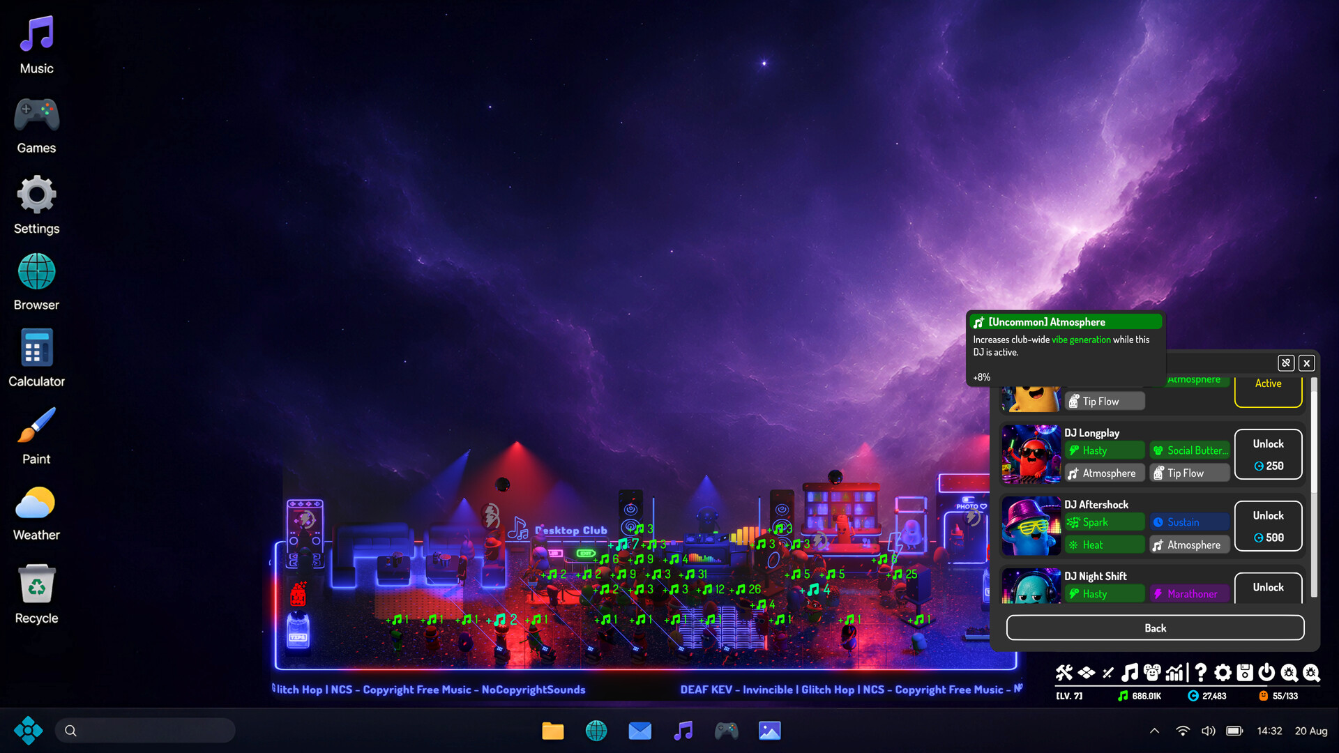Desktop Rave: Idle Audio Club screenshot #3