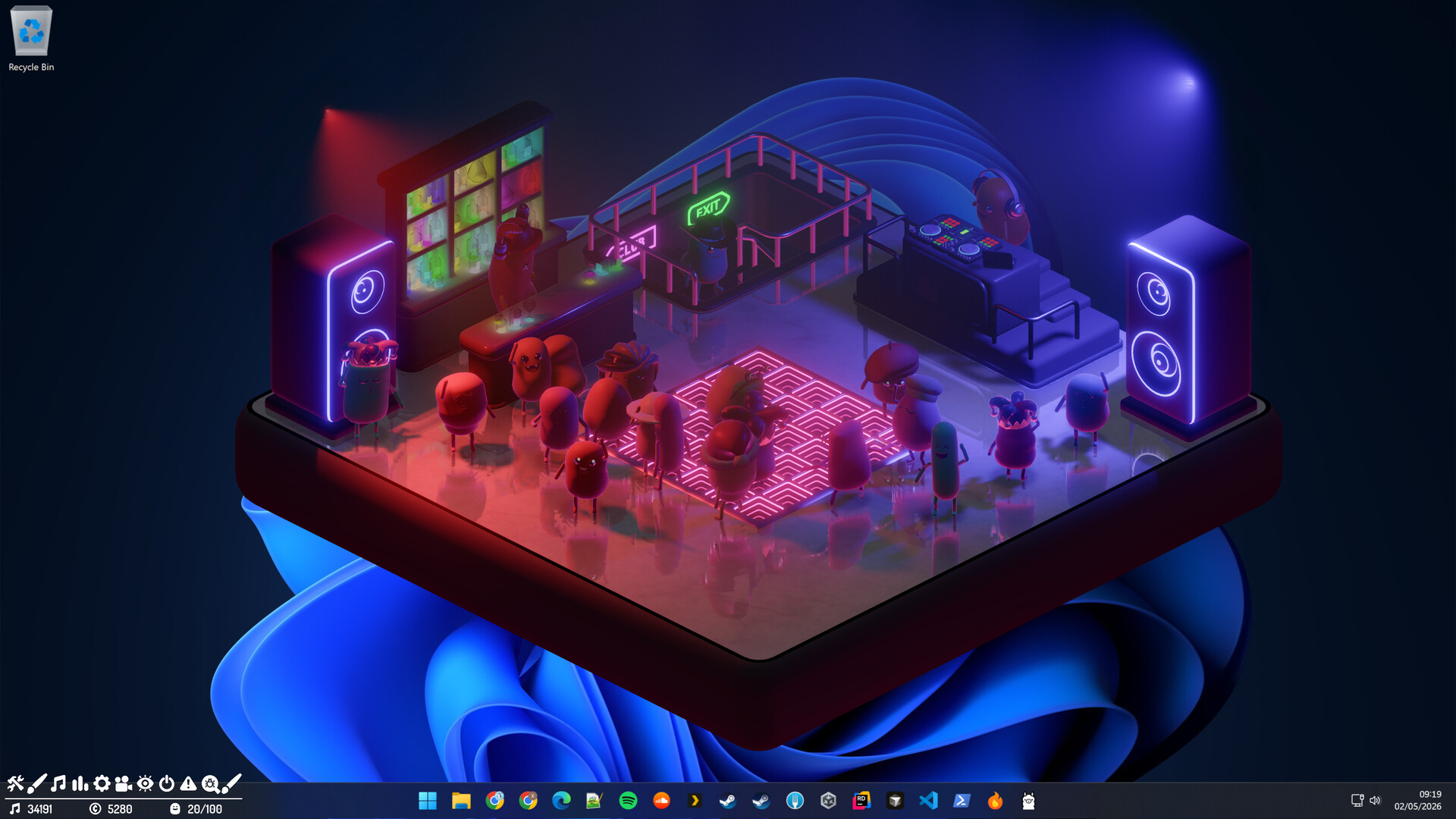 Desktop Rave: Idle Audio Club screenshot 3