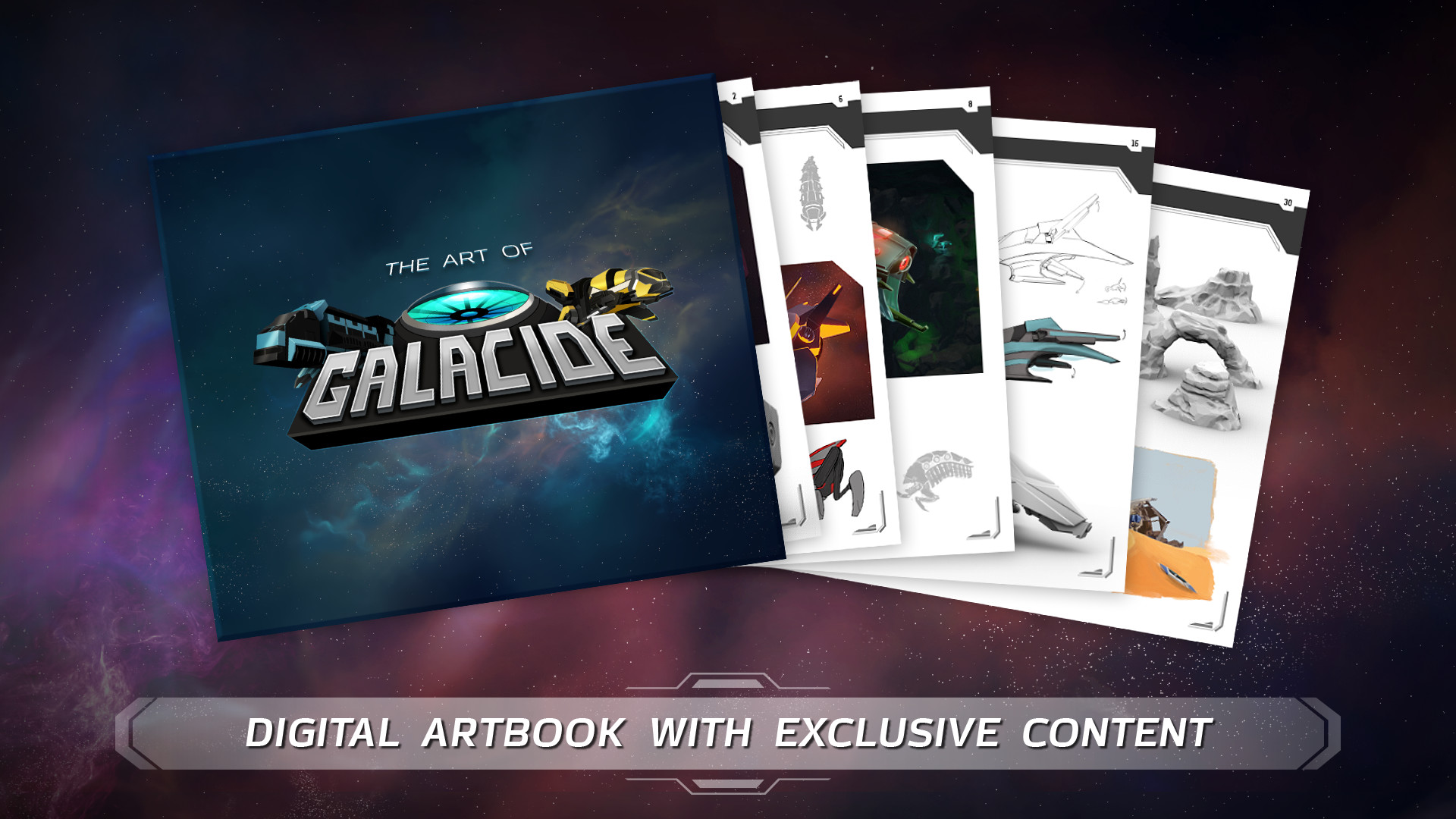 Galacide Art Book Featured Screenshot #1