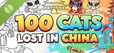 100 Cats Lost in China Find & Color Demo