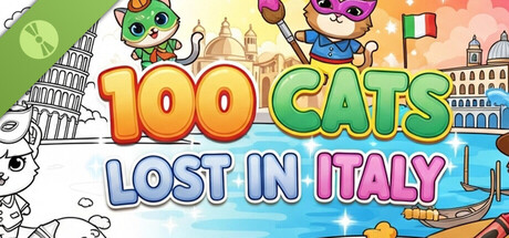 100 Cats Lost in Italy Find & Color Demo