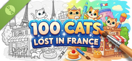 100 Cats Lost In France Find & Color Demo