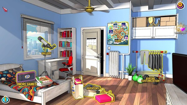 Screenshot of 5 Girls, 1 Honey -  Prologue gameplay showing in-action mechanics