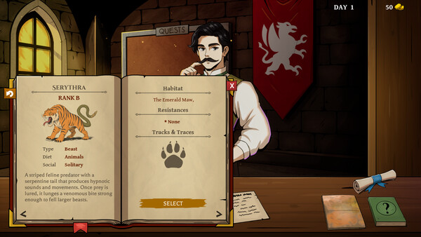 Screenshot of Hunter's Seal